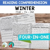 Winter Reading Comprehension Passages with Questions for U