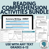 Reading Comprehension Activities for Any Text | Middle & H