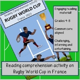 Reading Comprehension: Rugby World Cup 2023 in France