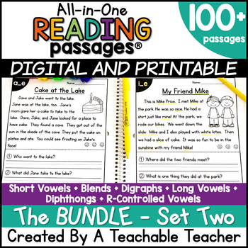 Phonics Reading Comprehension Passages And Questions All ...