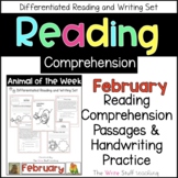 Reading Comprehension Animal of the Week February