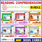 Reading Comprehension Animated Pictures Bundle - Boom Cards ™