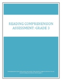 Reading Comprehension Assessment: Grade 3
