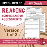 Reading Comprehension Assessments (6th) Version 1