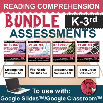 Preview of Reading Comprehension Assessments BUNDLE|Distance Learning|for Google Classroom™