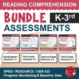 Reading Comprehension Assessments YEAR-LONG BUNDLE (K-3) BUNDLE