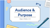 Reading/Comprehension - Audience and Purpose