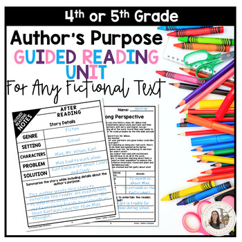 Author's Purpose & Perspective- 4th & 5th Grade