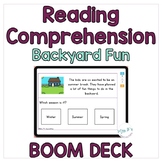 Reading Comprehension BOOM™️ Cards: Backyard Fun