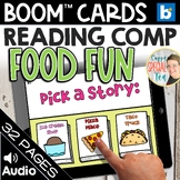 Reading Comprehension BOOM™ Cards | Food Fun Stories