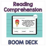 Reading Comprehension BOOM™️ Cards: Sam & Emily's Day Of Fun