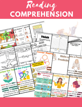 Preview of Reading Comprehension - Before Reading Strategies Bundle