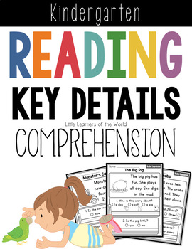 Preview of Read Key Details Comprehension Kindergarten