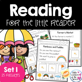Preview of Reading Comprehension Beginning Reader
