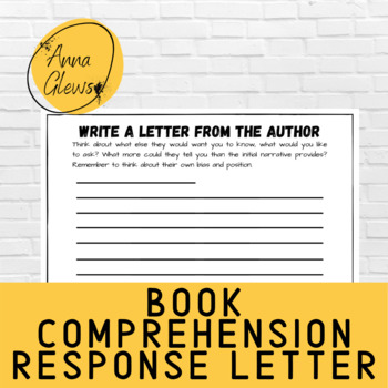 Preview of Writing a Letter to a Book Character - Reading Comprehension Pack