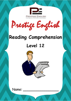 Preview of Reading Comprehension Book - Level 12