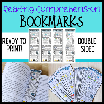Preview of Reading Comprehension Bookmark, Reading Powers, Decoding Strategy