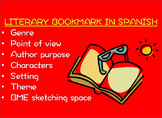 Reading Comprehension Bookmark in SPANISH