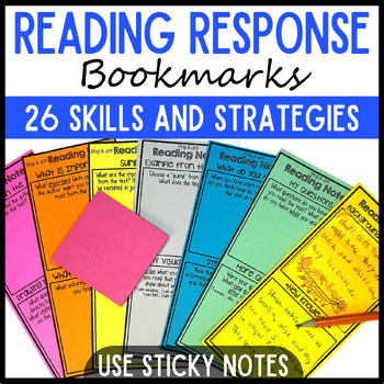 Preview of Reading Comprehension Bookmarks for Reading Skill & Strategies 3rd 4th 5th Grade