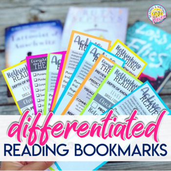 Preview of Reading Comprehension Bookmarks: Quick Reading Activities for Any Novel