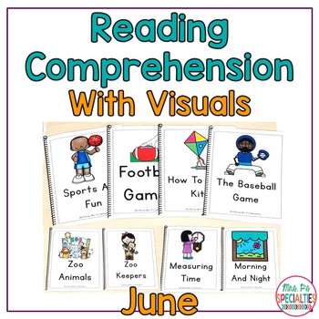 Preview of Reading Comprehension Books - Picture & Visual Choices - Print and Digital Books