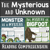 Reading Comprehension Bundle - Bigfoot & Loch Ness Monster