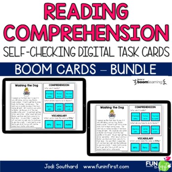 Preview of Reading Comprehension (Bundle) - Digital | Boom Cards | Distance Learning