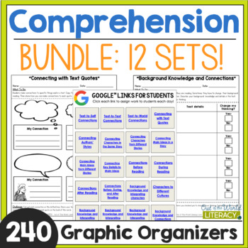 Preview of Reading Comprehension Bundle - Get Two Sets FREE - Digital & Print