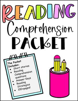 Preview of Reading Comprehension Bundle Printable Christmas, NYE, Easter, Valentine's Day,