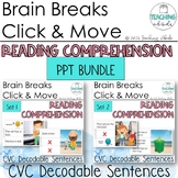 Reading Comprehension CVC Decodable Sentences PPT Set 1 by Teaching Abode
