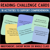Reading Comprehension Challenge Cards