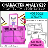 Reading Comprehension, Character Analysis Traits Craft, Pr