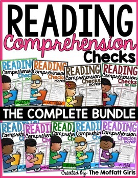Preview of Reading Comprehension Checks (THE BUNDLE)