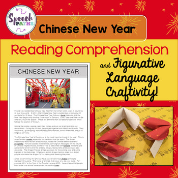 Preview of Chinese New Year: Reading Comprehension