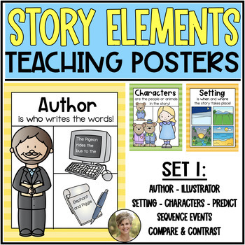 Reading Posters - Story Elements for Kindergarten & First Grade - Set 1