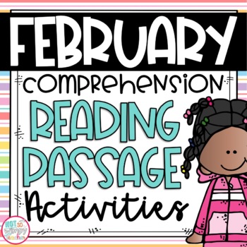 Preview of Reading Comprehension Close Read Passages for February