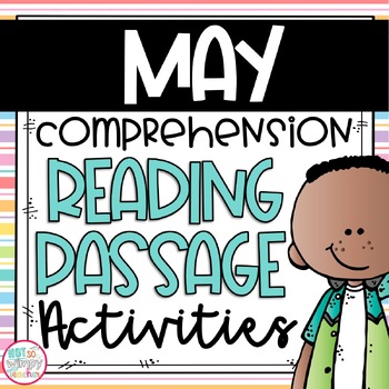 Preview of FREE for 24 hours! Reading Comprehension Close Read Passages for May