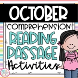 Reading Comprehension Close Read Passages for October