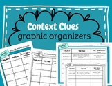 Reading Comprehension Context Clues Graphic Organizer Pack