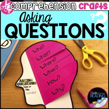 Preview of Reading Comprehension Crafts: Asking Questions Activity for Reading Response
