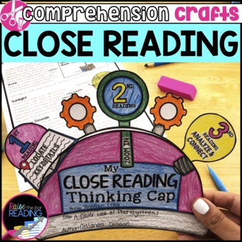 Preview of Comprehension Crafts: Fiction & Nonfiction Close Reading Strategies Activities