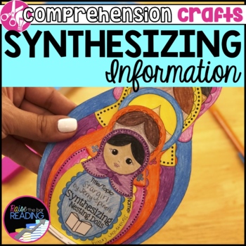 Preview of Reading Comprehension Crafts: Synthesizing Information Reader Response Activity