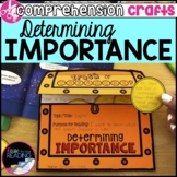 Reading Comprehension Crafts: Determining Importance Reade