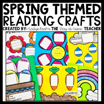 Preview of Spring Reading Comprehension NO PREP Bulletin Board Crafts and Activities BUNDLE