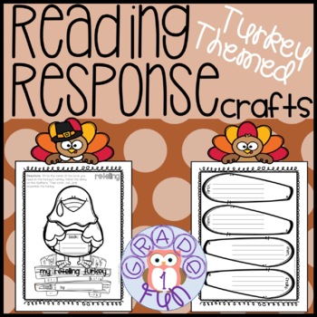 Preview of Reading Comprehension Crafts | Turkey Themed