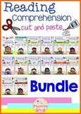 Reading Comprehension Cut and Paste Bundle