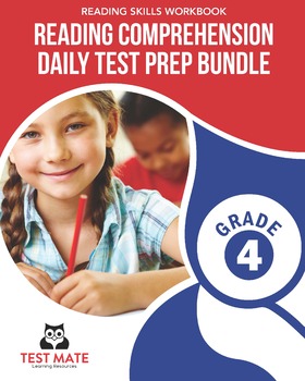 Preview of Reading Comprehension Daily Test Prep BUNDLE, Grade 4 (Reading Skills Workbooks)