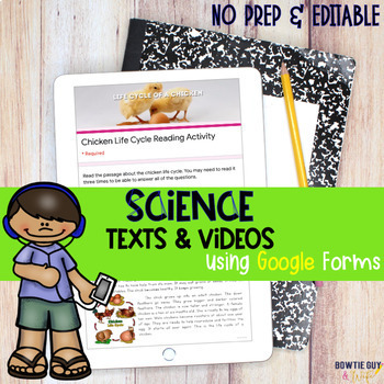 Preview of Reading Comprehension Digital Activities for Distance Learning