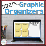 Reading Comprehension Digital Graphic Organizers for Infor