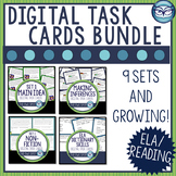 Reading Comprehension Digital Task Cards Bundle